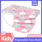 10 шт., одноразовые радужные маски для детей, 3 слоя