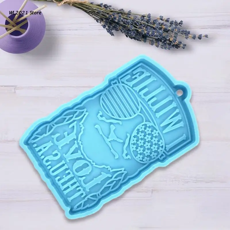 

G5GC Sunglasses Flag Keychain Epoxy Resin Mold Hanging Pendant Silicone Mould DIY Crafts Jewelry Necklace Casting Mold
