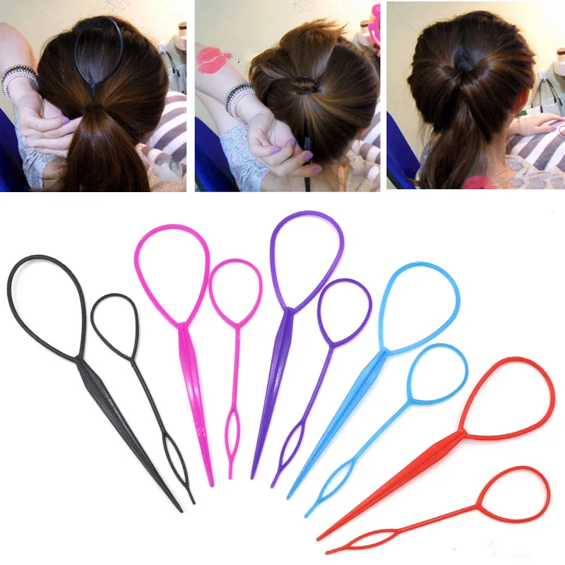 

DIY Hair Hairstyle Accessories for Women Female Sponge Foam Braid Maker Magic Clip Curler Twist Tool Styling Tools Twist Tool