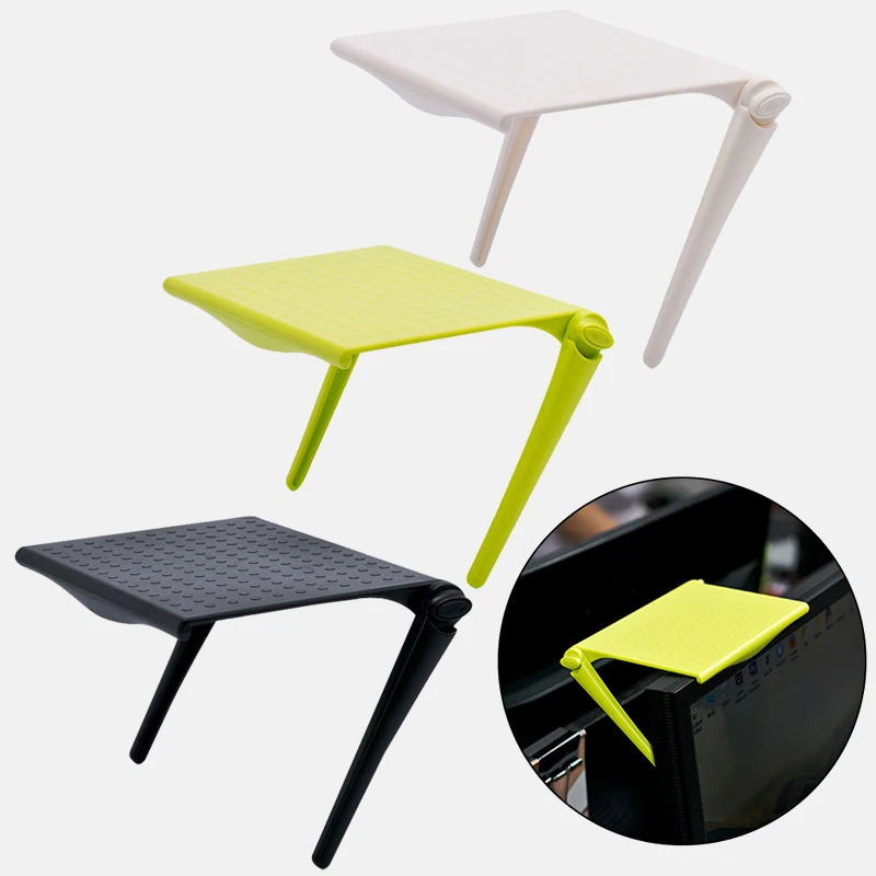 1 шт. офисная стойка для хранения зажим компьютерный экран стол органайзер офиса