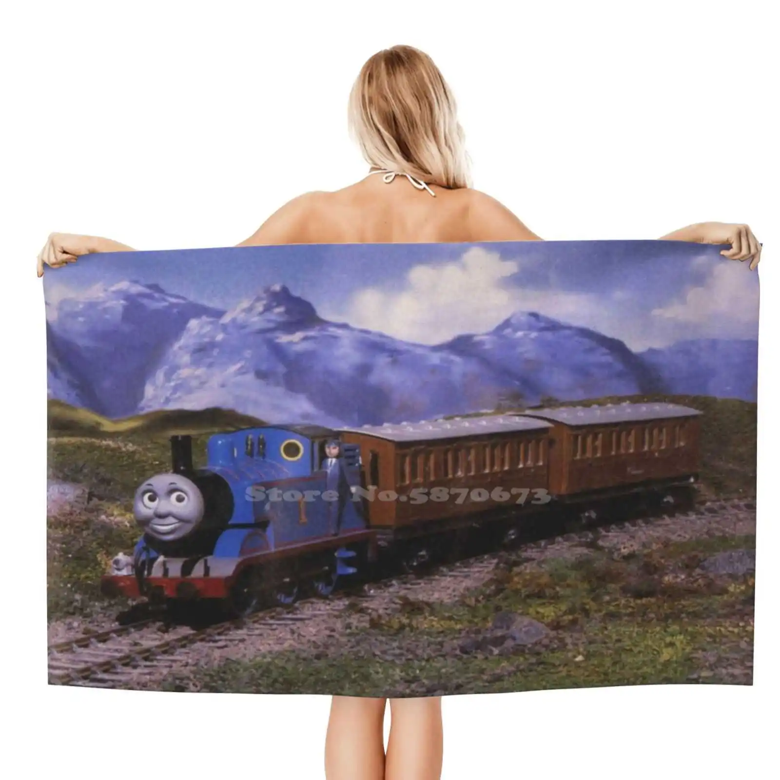 Мягкое удобное банное полотенце для душа Thomas &amp Friends (Серия 1) Findyourtag - купить по