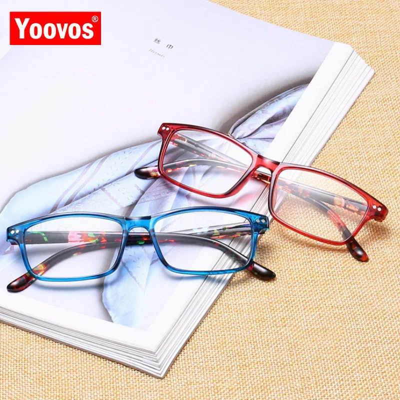 

Yoovos Classic Reading Glasses For Men/Women Blue Light Eyeglasses Women Anti-fatigue Plastic Reading Okulary Gafas Para Leer