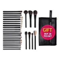 ovw 28pcs set professional cosmetic makeup brushes natural goat hair horse synthetic weasel mix brush kit tools face eye make up