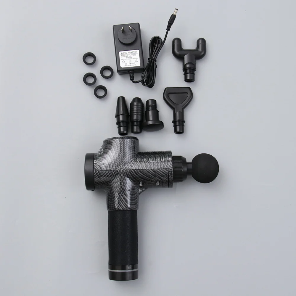 

1 Set Carbon Fiber Fascia Massager Muscle Relaxation Massager Vibration Fitness Equipment for Fitness Lover Friends with AU Plug