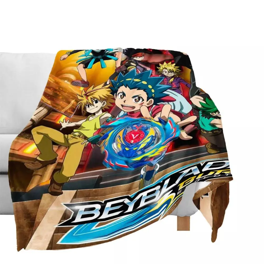 

Classic Anime Seven Deadly New Style Blanket Beyblade Burst Print Soft Micro Fleece Fabric Warmth Throw Blanket for Boys Gifts