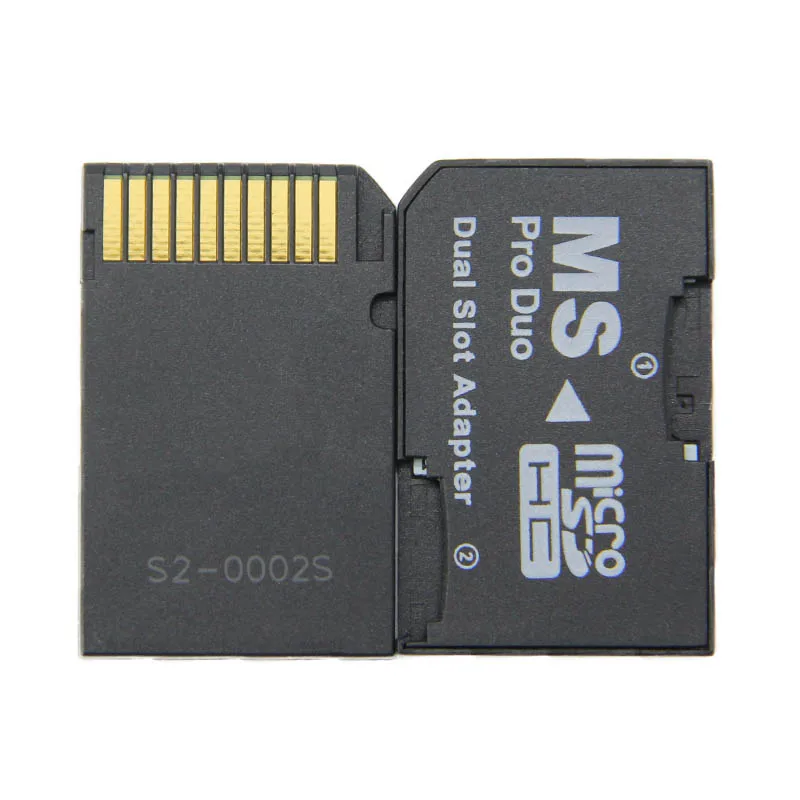 Двойной 2 слота Micro Memory TF на карту памяти MS Card Pro Duo адаптер для PSP 64 Мб до 8 Гб карта +