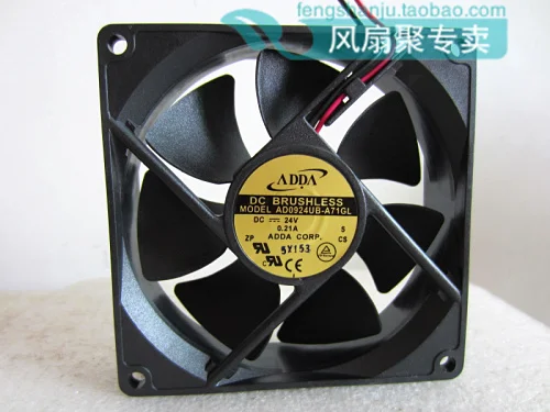 Новый оригинальный тайваньский инвертор ADDA 9CM9225 24V0.21A AD0924UB A71GL 92*92*25 мм|Кулеры и