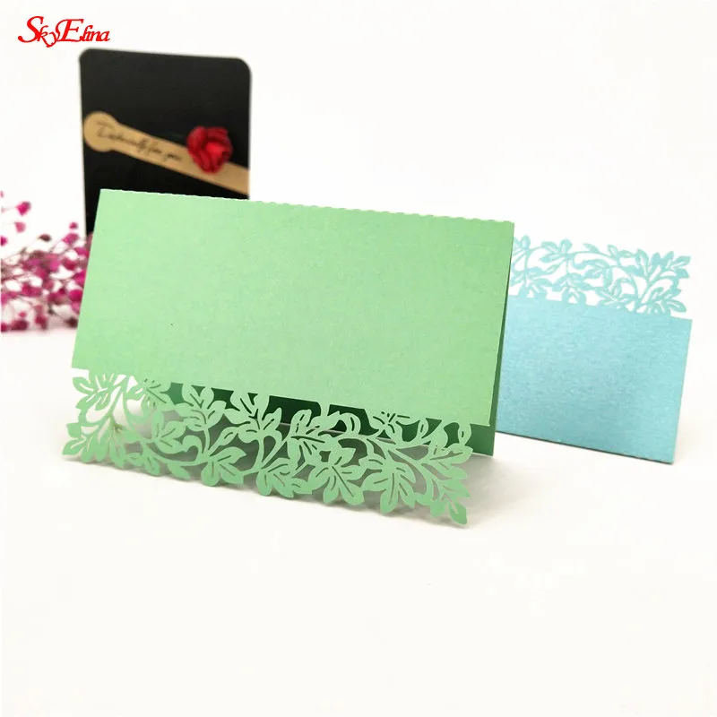 100 шт. кружевные таблички с именем для свадебной вечеринки шикарный стол