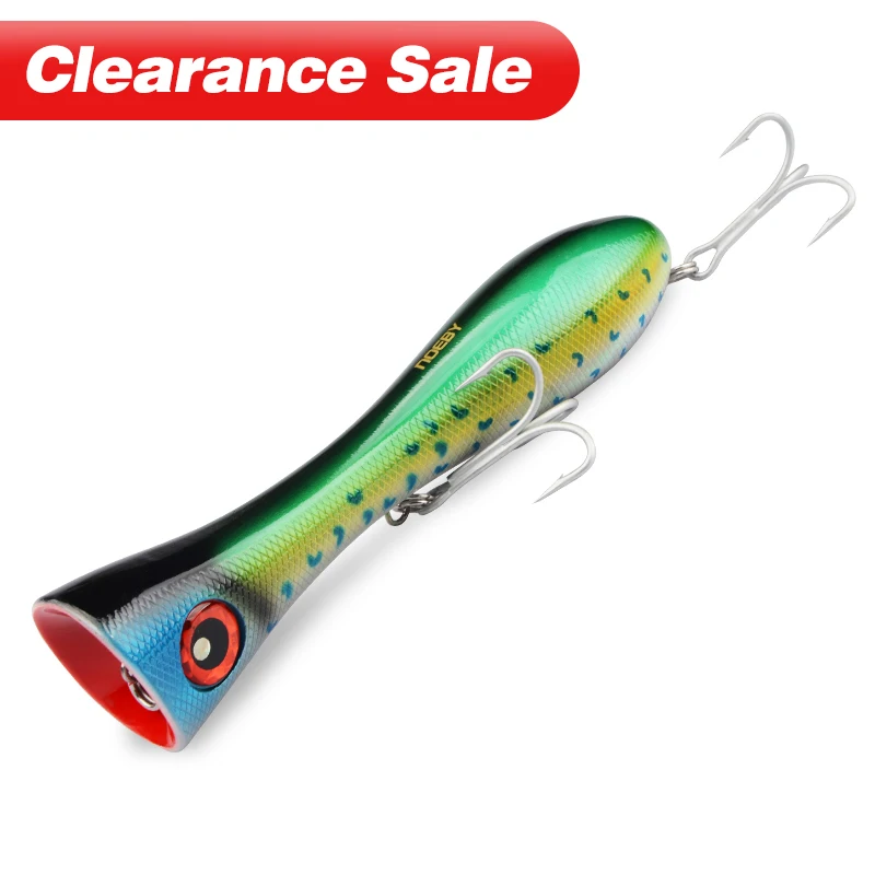 

Topwater Popper Fishing Lures 205mm 133g Artificial Hard Baits Wobbler Floating Fishing Baits Sea Tackle VMC Treble Hooks