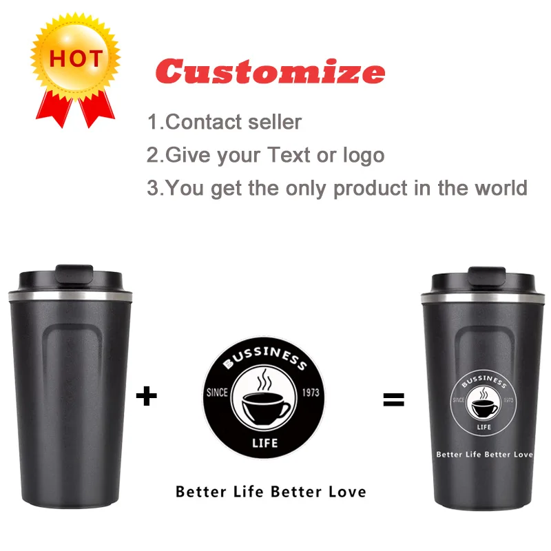 Термос из нержавеющей стали 380/510 мл|Вакуумные фляги и термосы| |