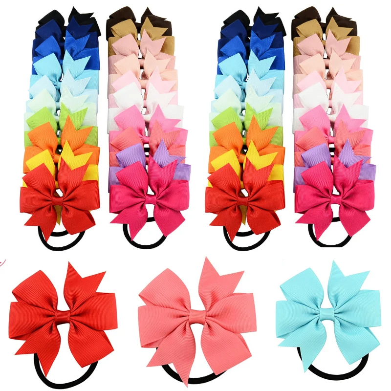 Модная резинка милые детские головные уборы для маленьких девочек эластичная