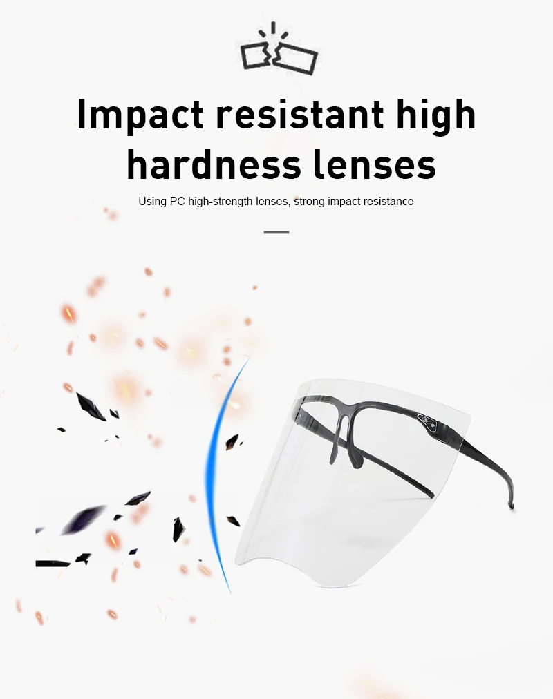 Новинка 2021 г. сверхпрозрачные противотуманные линзы HD из поликарбоната модные