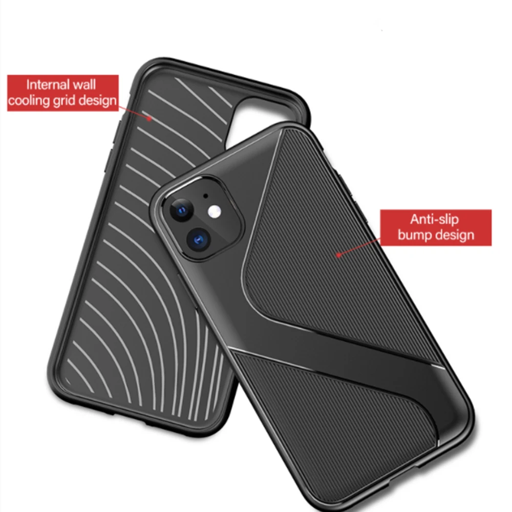 

2021 Popular Style For iPhone 12 Pro Max XSmax XR XS X 8 7 6s 6 Plus Ultra-thin Protection Cover Non-slip Silicone Phone Case