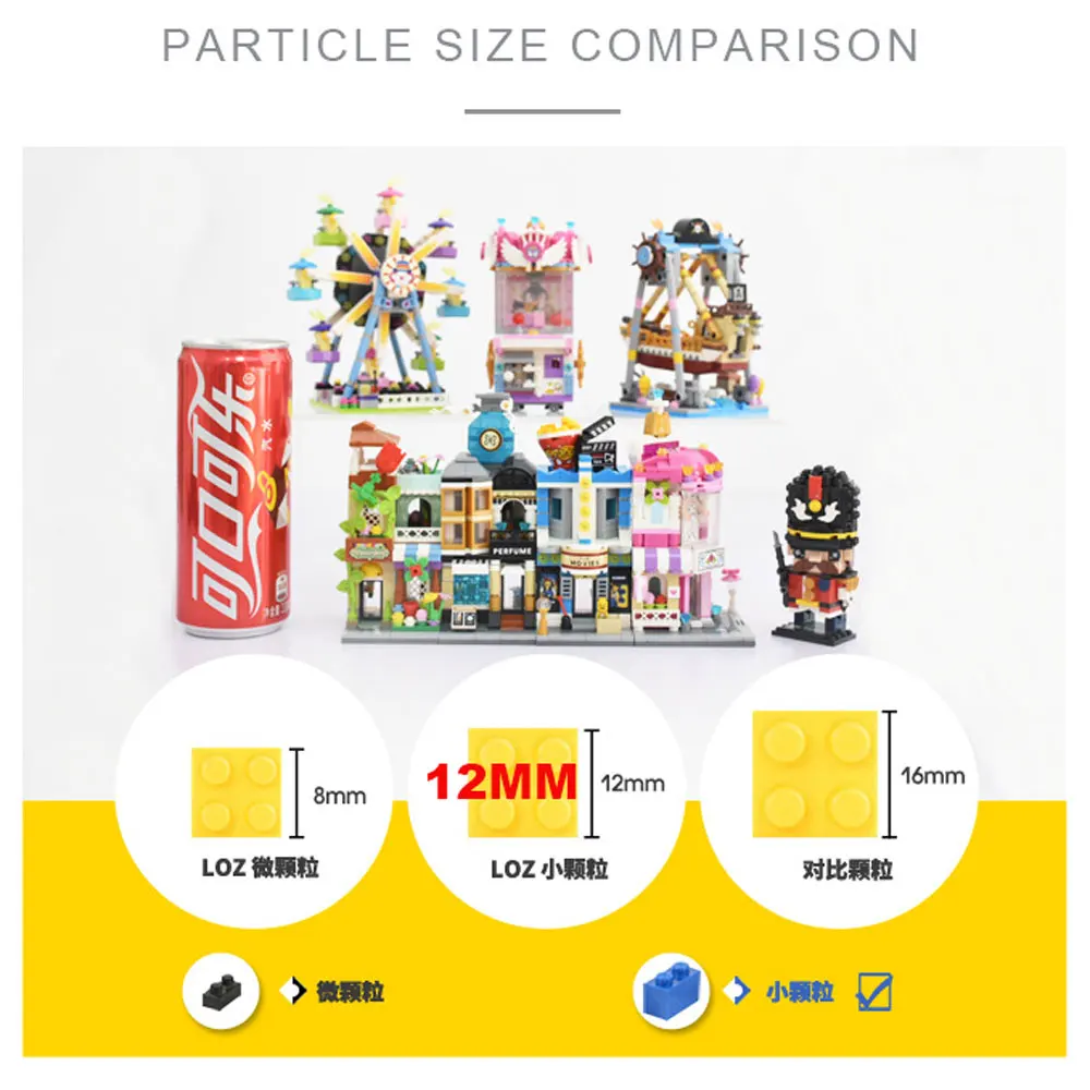 Лоз мини блоки его друзья колесо обозрения карусель пиратский корабль