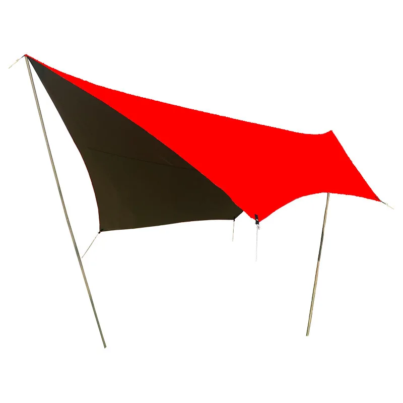 

Outdoor Silver Coated Canopy Tent 5*4.4 Meters Pergola Shade Camping Barbecue Oxford Sunscreen Beach Tent