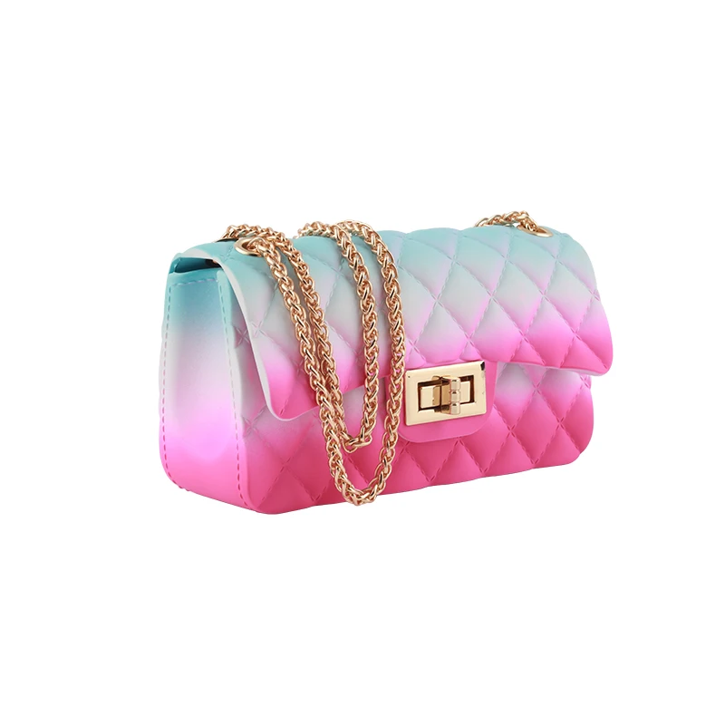 Модная женская желеобразная сумка на плечо из ПВХ цепочке сумки через | Спорт и