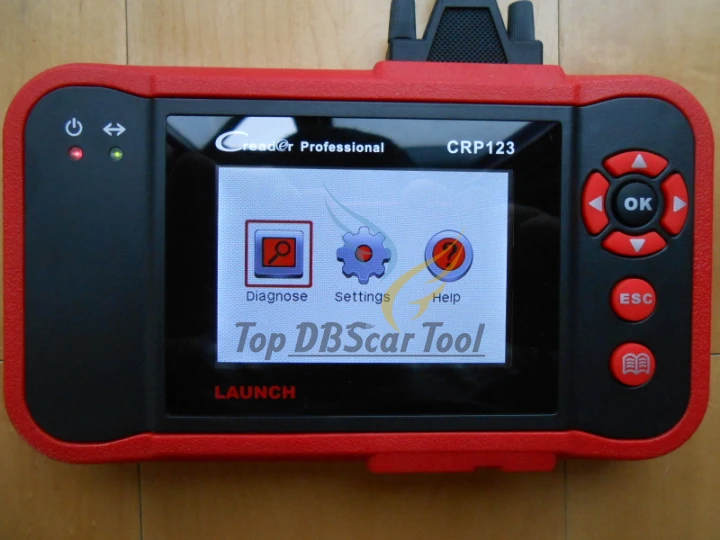 100% Оригинальный считыватель кодов LAUNCH Creader Professional CRP123 VII + Программное