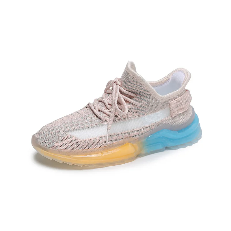 

2021 Summer New Women's Shoes Breathable Women's Shoes Korean Version of Students Running Fitness Sports Shoes