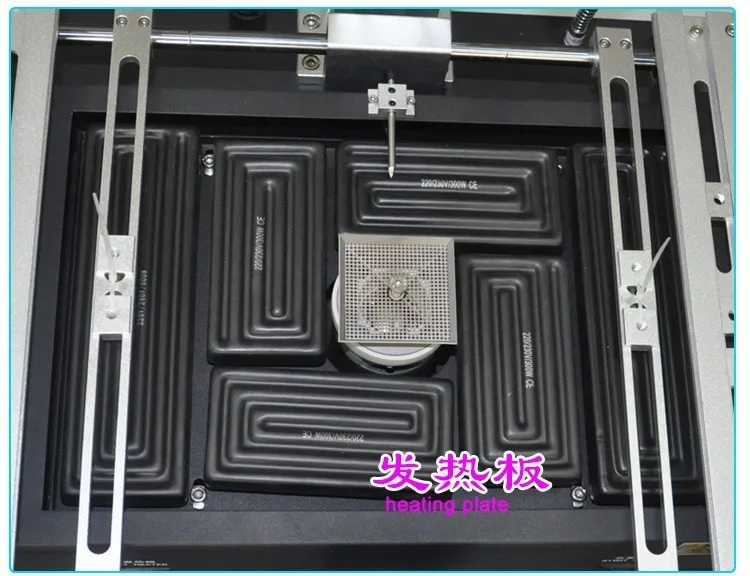 Оригинальная паяльная станция Zhuomao ZM R5830 с горячим воздухом bga 3 зоны 4500 Вт