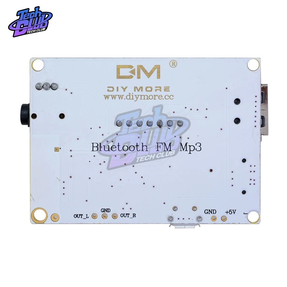 Цифровой светодиодный дисплей беспроводной Bluetooth FM MP3 декодирующая плата TF Micro SD