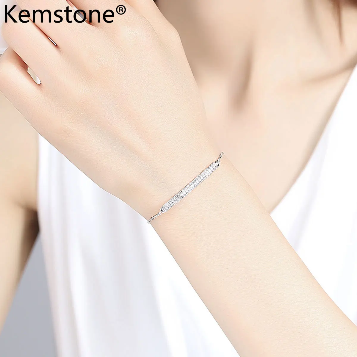 Kemstone Золотое искусство кубический цирконий медные ювелирные изделия