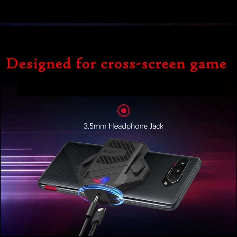 Оригинальный держатель вентилятора охлаждения ASUS ROG Phone 5 Aero Active Cooler игровой
