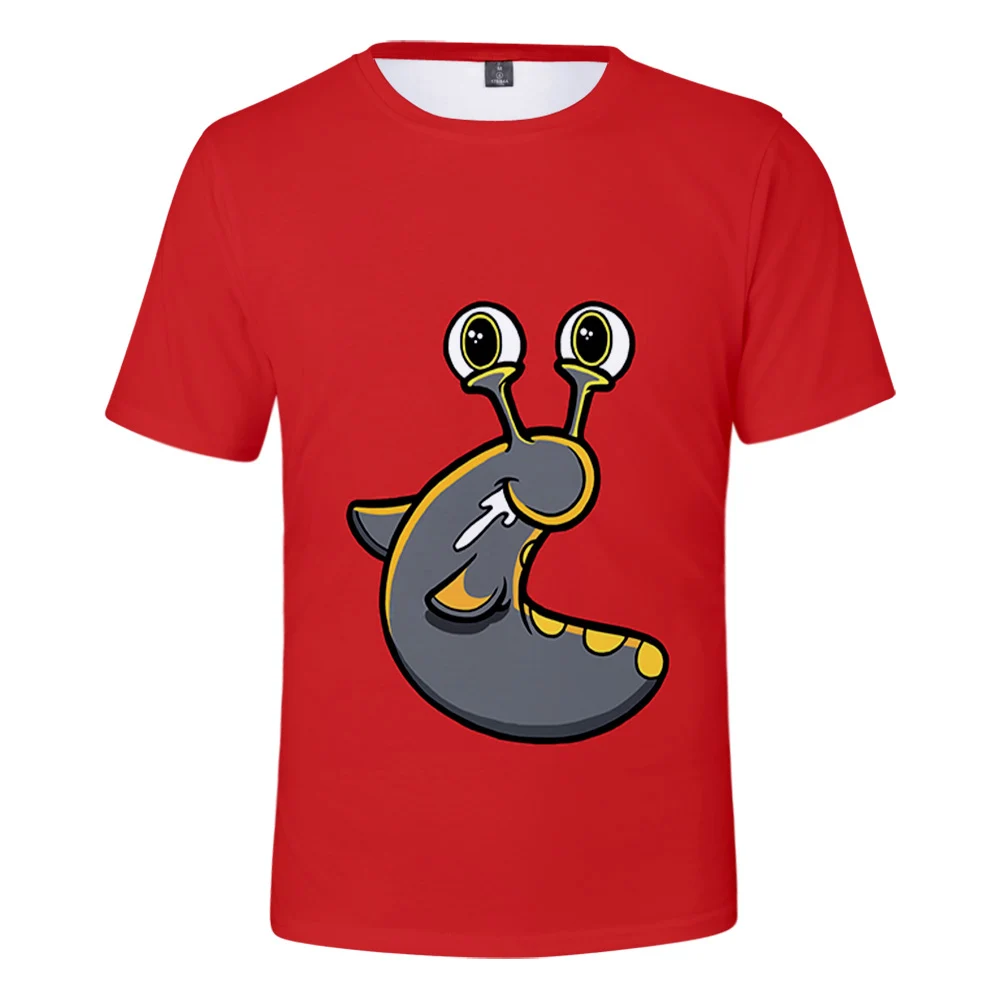 

Футболка Slogo с 3D принтом персонажа, Удобные Свободные повседневные универсальные футболки с коротким рукавом, топы