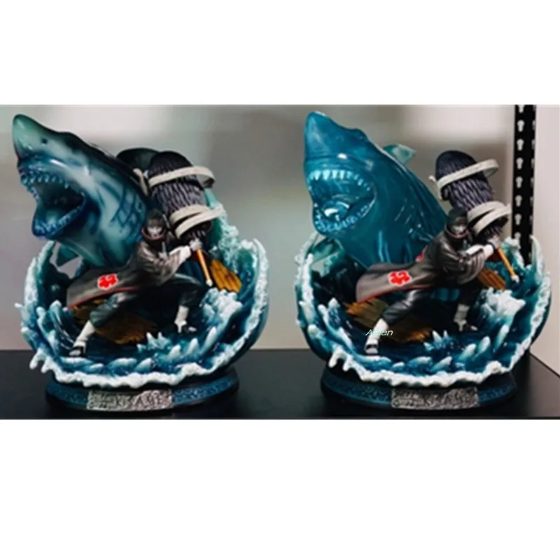 1" Статуя Наруто Akatsuki бюст Hoshigaki Kisame полноразмерный портрет Samehada GK Коллекционная модель игрушки коробка 47 см Z2729