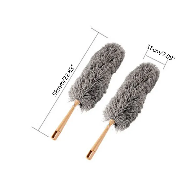 

Bendable Soft Microfiber Dusting Brush Duster Household Air-condition Kitchen Furniture Cleaning Tool Washable