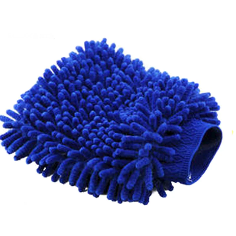 Двусторонние перчатки для мытья автомобиля полотенце из микрофибры