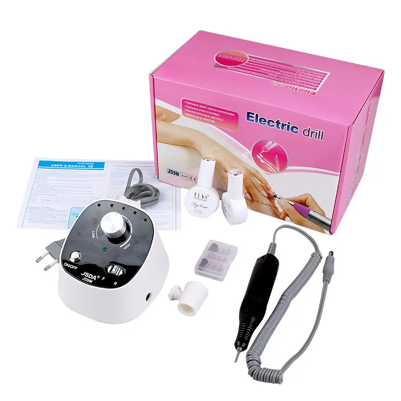 

35W 35000RPM Electric Nail Drill Machine Set Electric Manicure Machine Kits Accessory Pedicure Nail Drill Bit Nail Tools