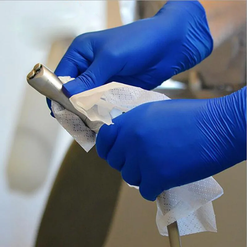 Перчатки одноразовые латексные нитриловые для мытья посуды Резиновые Садовые