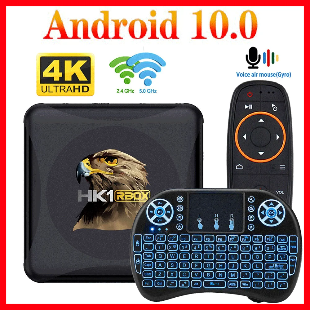 2020 R1 Мини ТВ приставка Android 10 4 Гб 64 Rockchip RK3318 USB3.0 1080P H.265 4K 60fps магазин Google Youtube