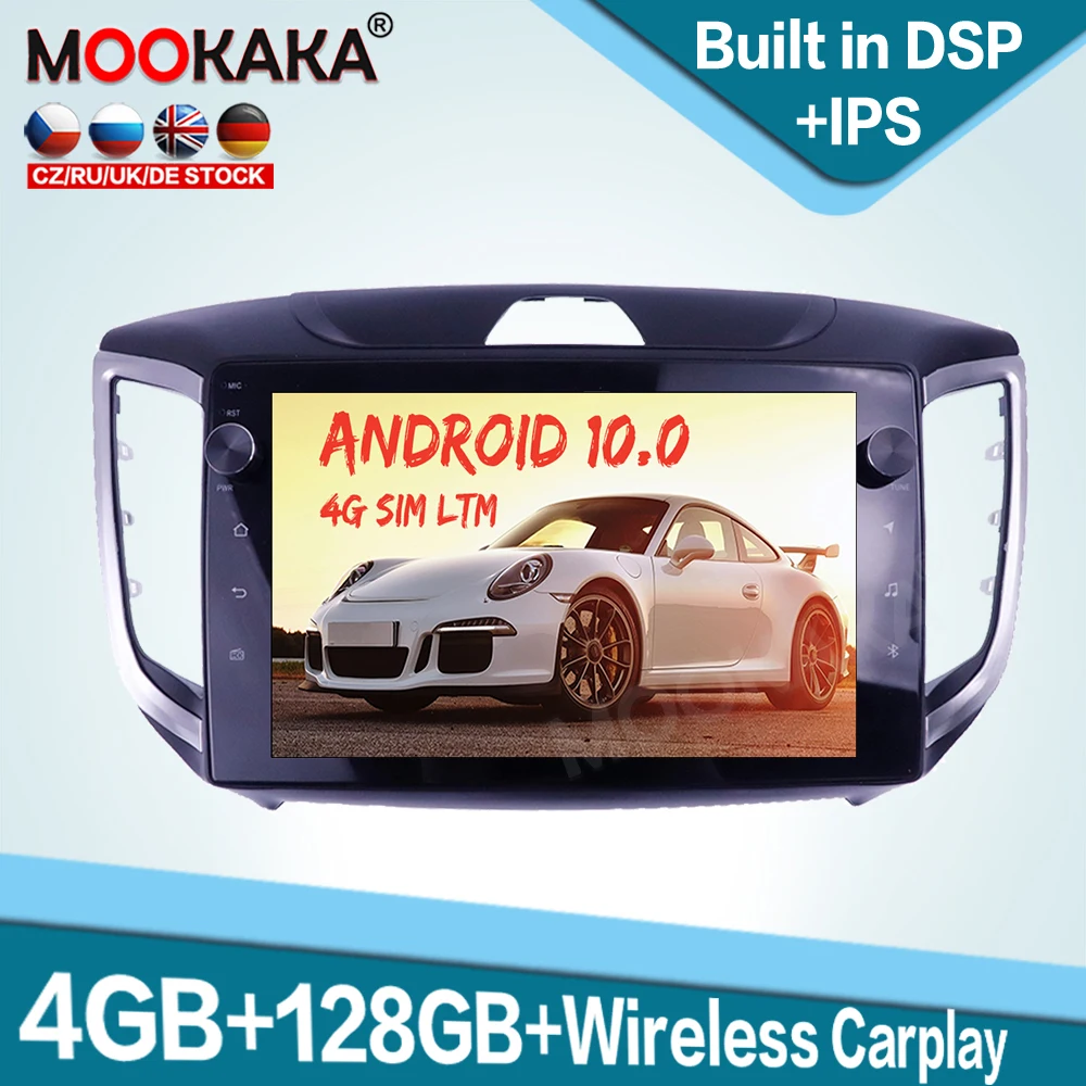 

128GB Carplay Android 10.0 Car Multimedia Player for Hyundai ix25 2015-2018 Auto Radio GPS Navigation Audio Stereo Head Unit