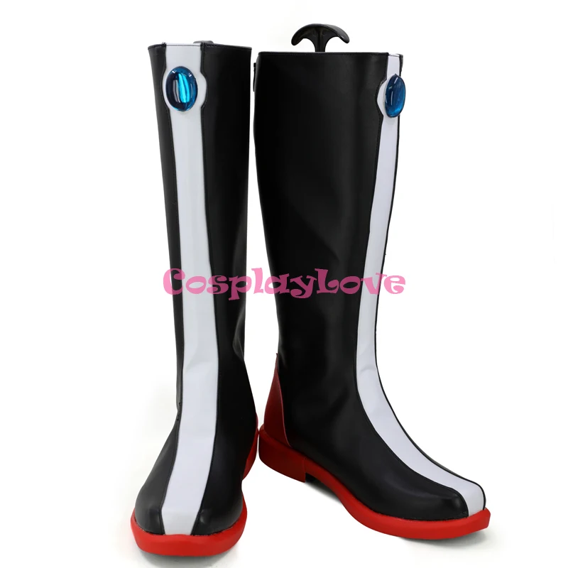 

The Super Dimension Fortress Macross Basara Nekki Black Cosplay Shoes Long Boots Leather CosplayLove For Halloween Christmas