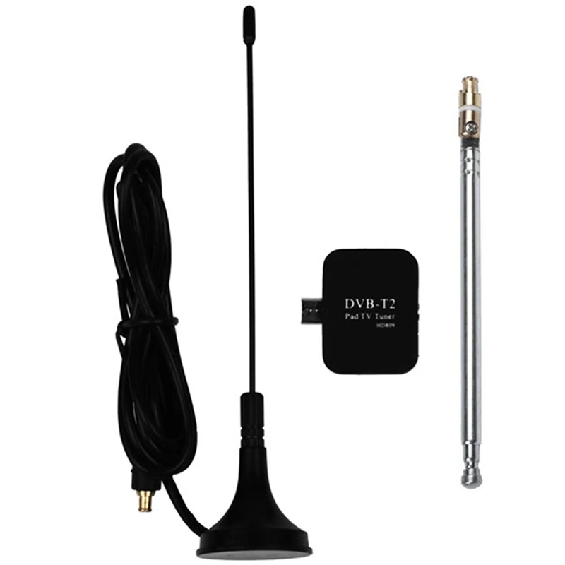 Micro Usb Dvb-T2 Dvb-T мобильный ТВ-тюнер ресивер цифрового селфи палка для Android Phone часы в