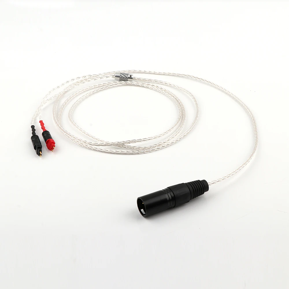 8Cores OCC Silver Plated Headphone Upgraded Cable BALANCED XLR for HD650 HD600 HD660s HD6XX UP-OCC Copper | Электроника