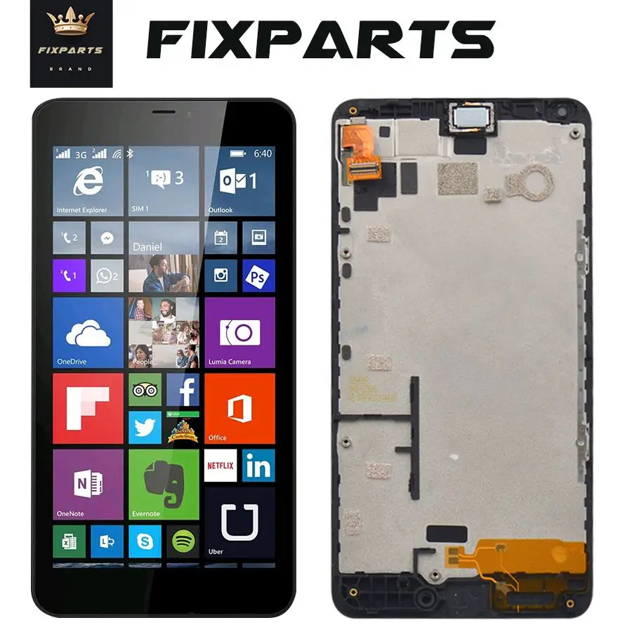 Оригинальный ЖК дисплей для Microsoft Nokia Lumia 640 с сенсорным экраном дигитайзер в сборе