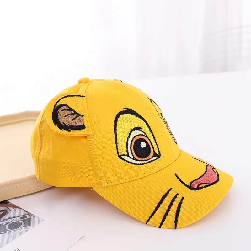 Бейсболка Simba для мальчиков Детская кепка с принтом короля льва регулируемая на