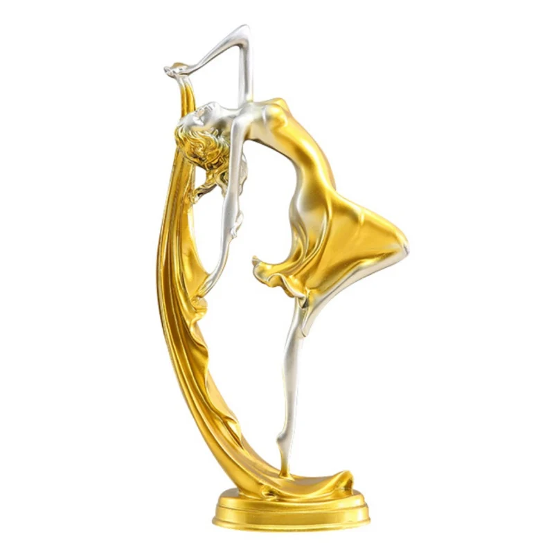 Смола движения танцор Statu Коллекционная лепная фигурка домашний офис украшение