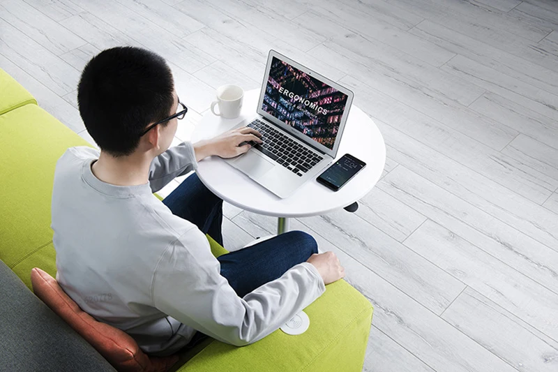 

Movable UP-10T Aluminum Laptop Floor Stand Height Adjustable Lapdesk sofa bedside Desk for laptop Notebook Tea Table