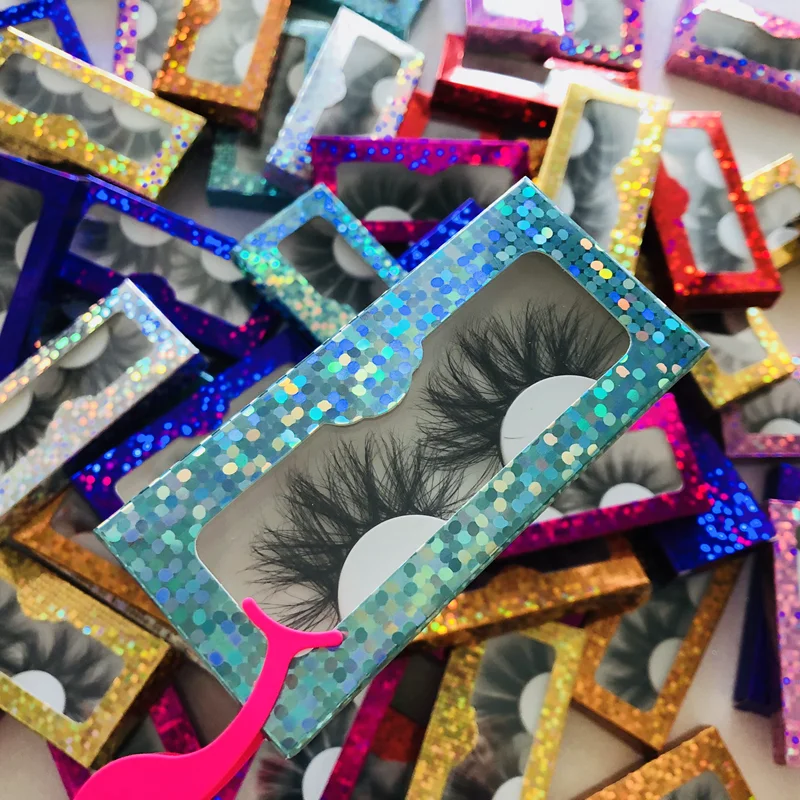 DHL Бесплатная доставка 100 шт 3D норковые ресницы смешанные оптом объемная