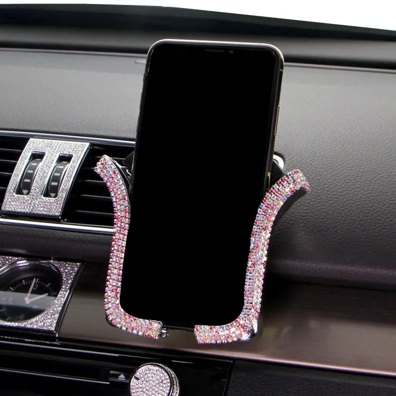 Автомобильный держатель для телефона с креплением на вентиляционное отверстие