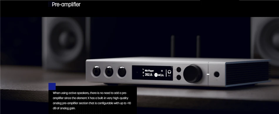 Матричный элемент X ES9038Pro MQA декодер гарнитура DAC наушники все в одном DSD1024 сетевой плеер оптический волоконный коаксиальный IIS USB