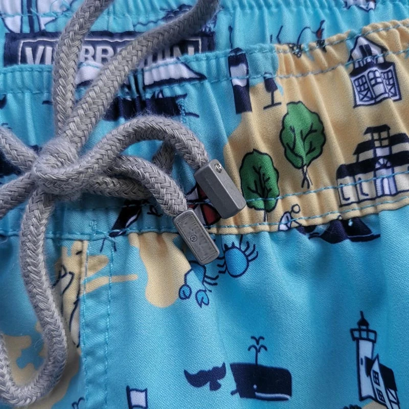 

New Brand Mens Beach Board Shorts Tropical Swinwear Fast Dry Outdoor Boardshorts Summer Surf Boxer High Quality