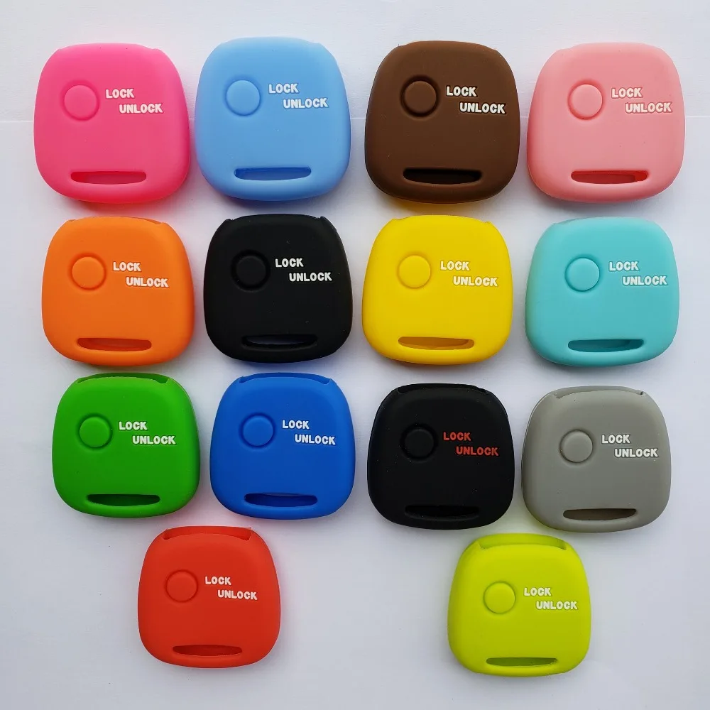 Силиконовый чехол для ключа Suzuki Wagon R Moko Nissan PINO Mazda 1 кнопка 20 шт./лот|key case for car|fob