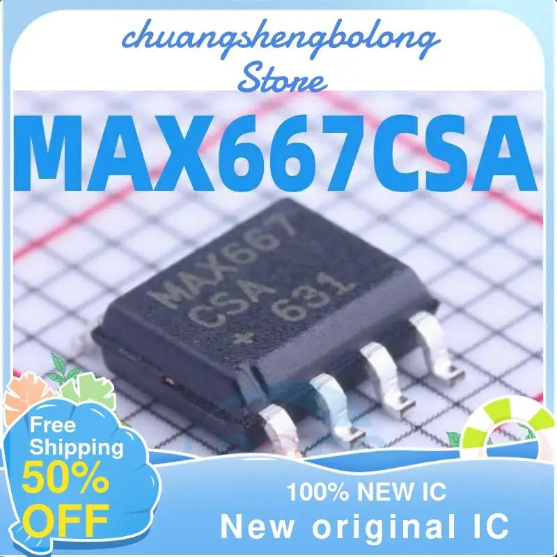

10PCS MAX667 MAX667CSA SOP8 Low dropout regulator New original IC