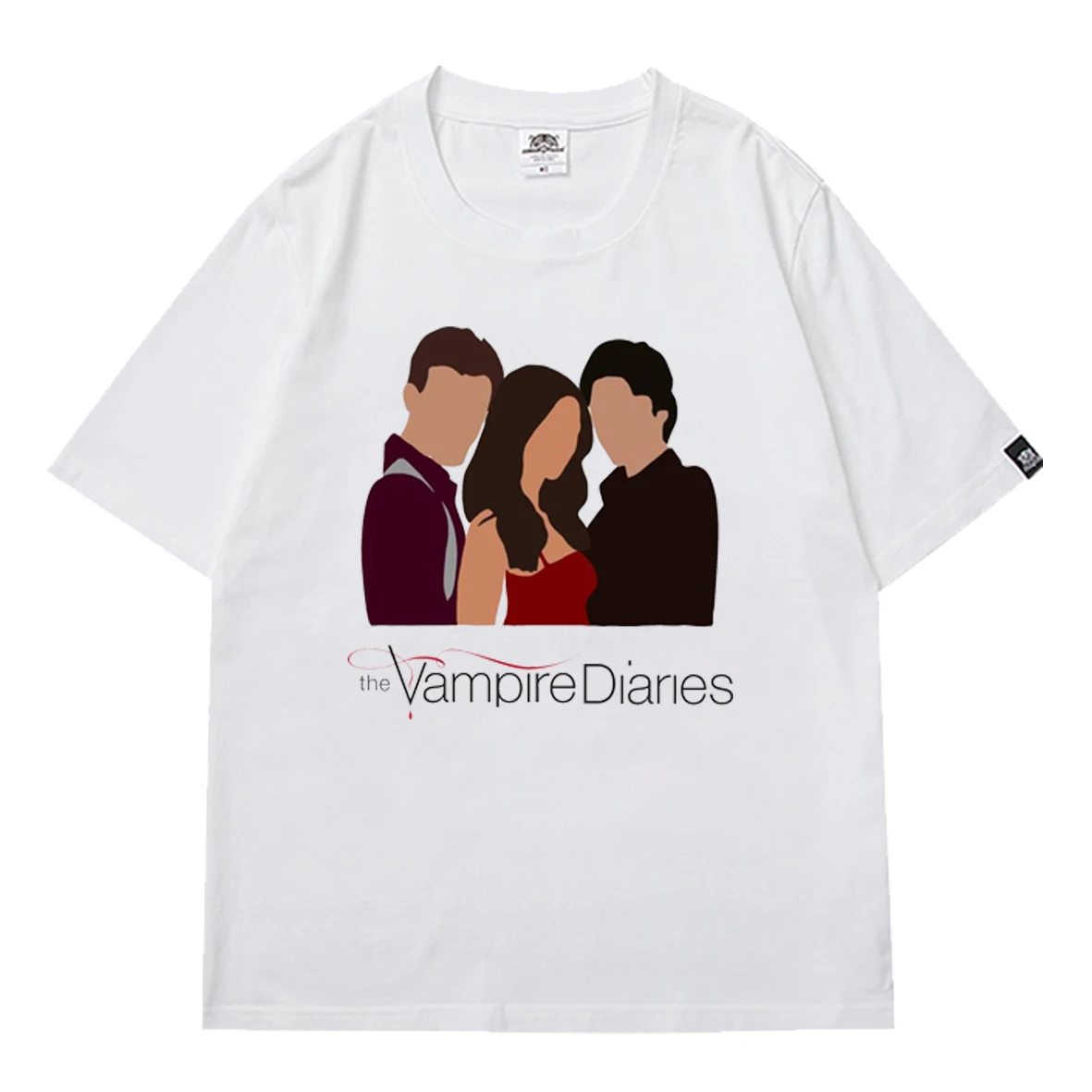 

The Vampire Diaries T-shirt Teen Kids Oversized T Shirt Unisex Boy Girl Streetwear Tops Summer 2021 Cool Damon Salvatore T-shirt