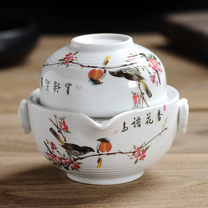 Чайные сервизы кунг фу керамика чайный сервиз 1 горшок чашка чайные горшки