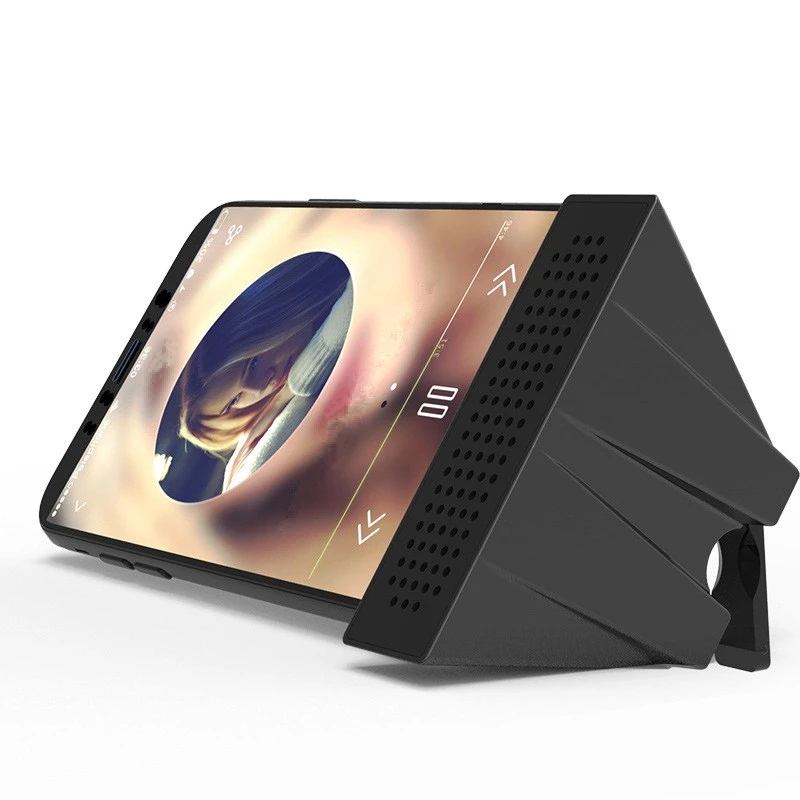 Мобильный телефон с подставкой усилитель звука сотовый громкоговоритель